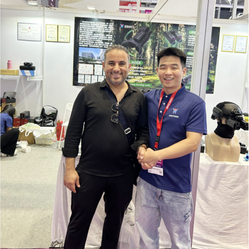 Shocking appearance! Shenzhen Jinyanuo shines with cutting-edge night vision technology at the 2024 Shenzhen International Optoelectronics Fair