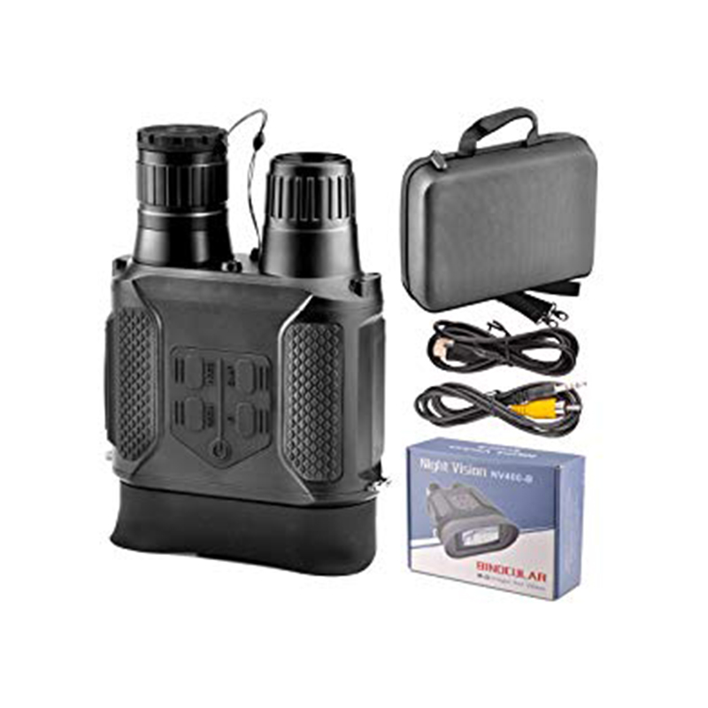 What are the technical differences between the imaging principles of binocular night vision goggles and monoculars?