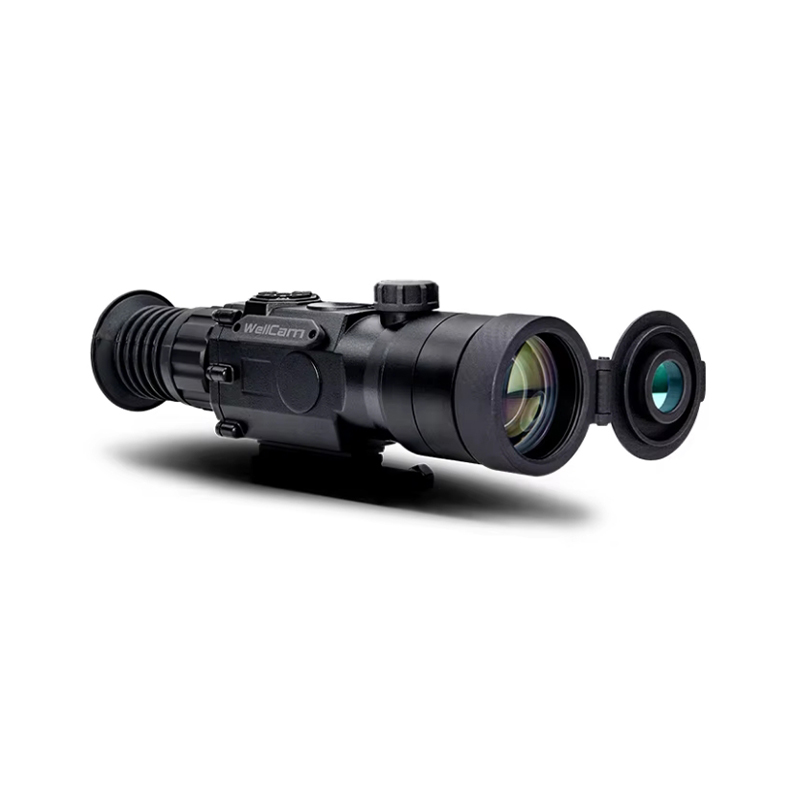 For hunting enthusiasts, how does the digital night vision riflescope perform when tracking fast-moving targets?