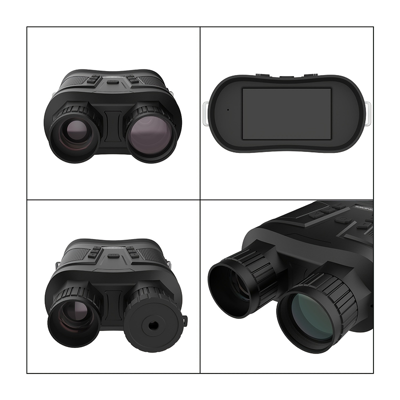 How does binocular night vision goggles' image quality correction technology eliminate image edge distortion?