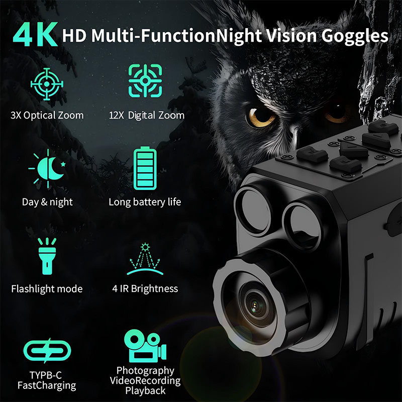 4K Digital Night Vision Monocular